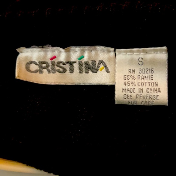 Vintage Christina beaded sweater. S - Picture 9 of 9